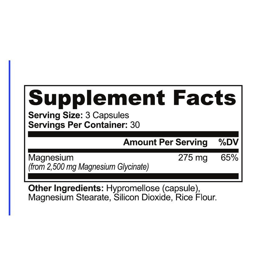 SLEEP Supplement Facts panel